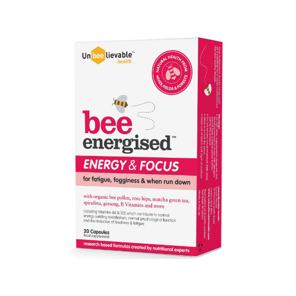 Unbeelievable Bee Energised Energy and Focus 20 Caps