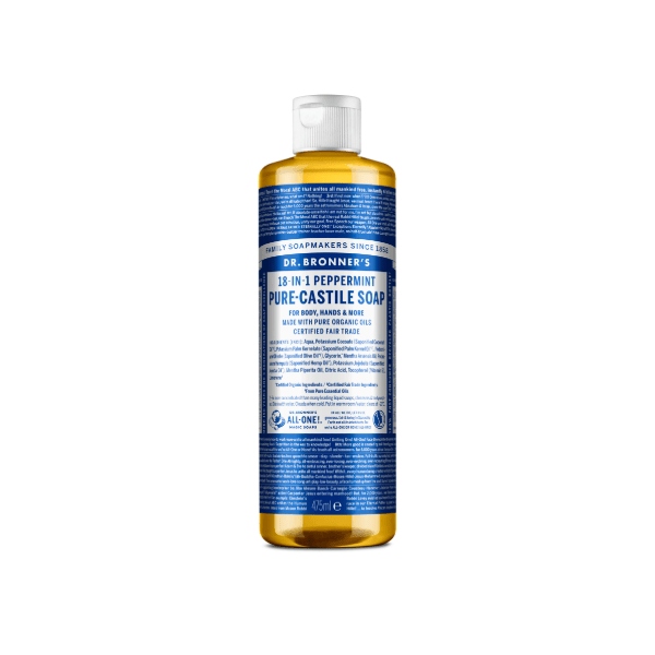 Dr Bronner's Castile Liquid Soap Peppermint