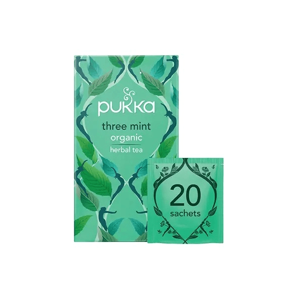 Pukka Organic Three Mint Tea (20 Bags)