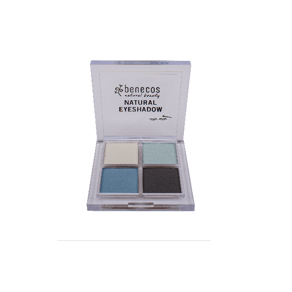 Benecos Vegan Quattro Eyeshadow True Blue 8g
