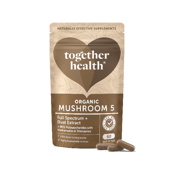Together Organic Mushroom 5 60 Caps