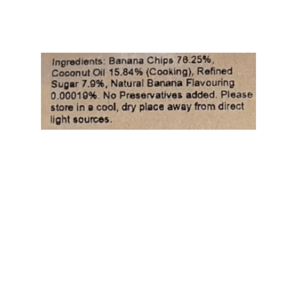 Banana Chips 250g