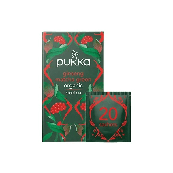 Pukka Organic Ginseng Matcha Green (20 Bags)
