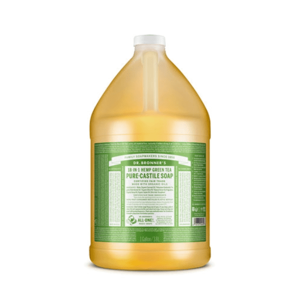 Dr Bronner's Castile Liquid Soap Green Tea