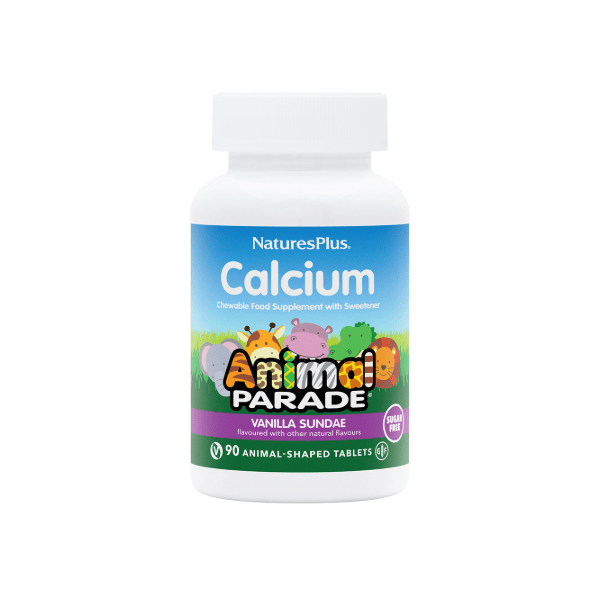 Natures Plus Animal Parade SUGAR-FREE Calcium 90 Chewable Tabs
