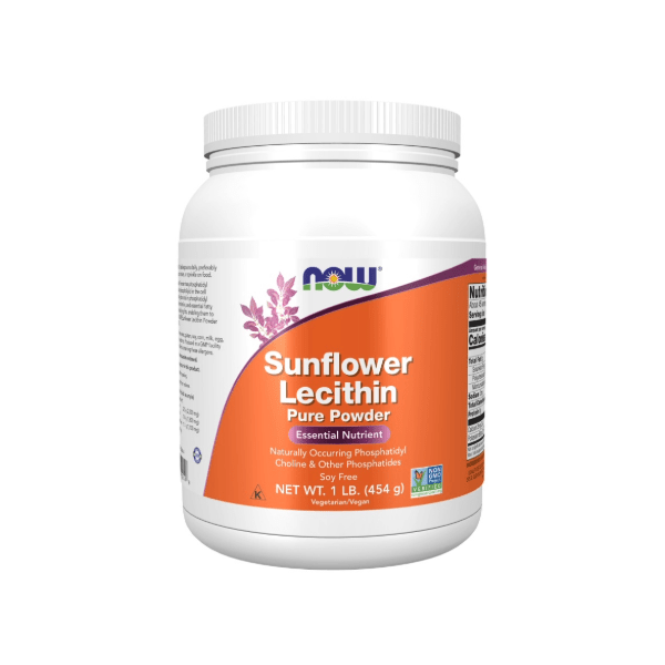 NOW Sunflower Lecithin Powder 454g
