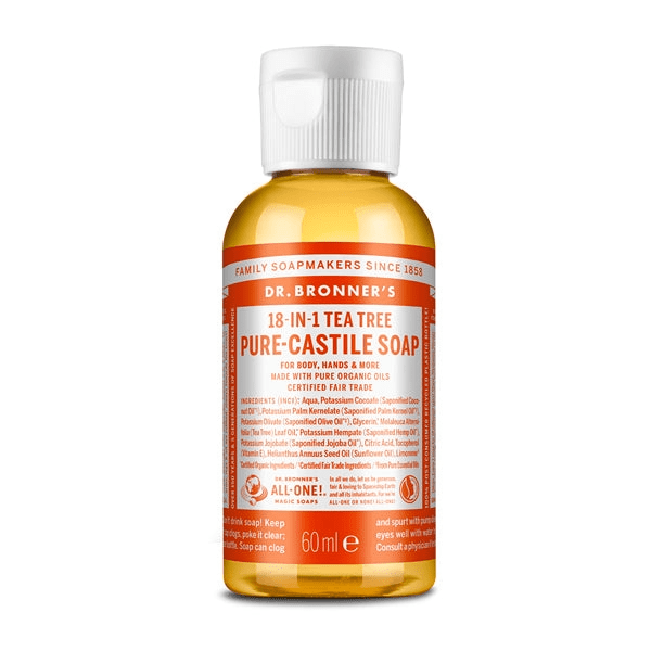 Dr Bronner's Castile Liquid Soap Tea Tree