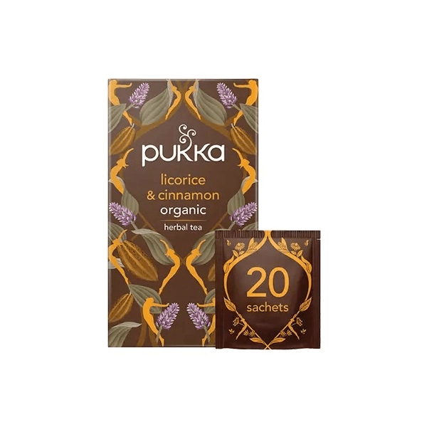 Pukka Organic Licorice & Cinnamon Tea (20 Bags)