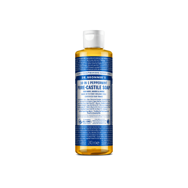 Dr Bronner's Castile Liquid Soap Peppermint
