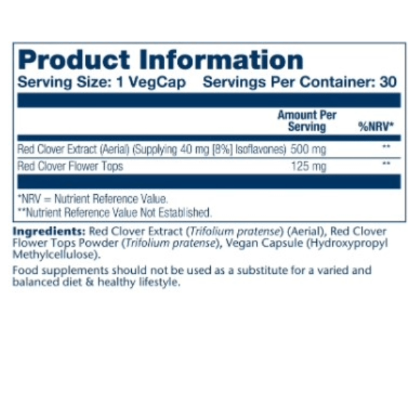 Solaray Red Clover Extract 500mg 30 Caps