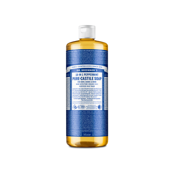 Dr Bronner's Castile Liquid Soap Peppermint