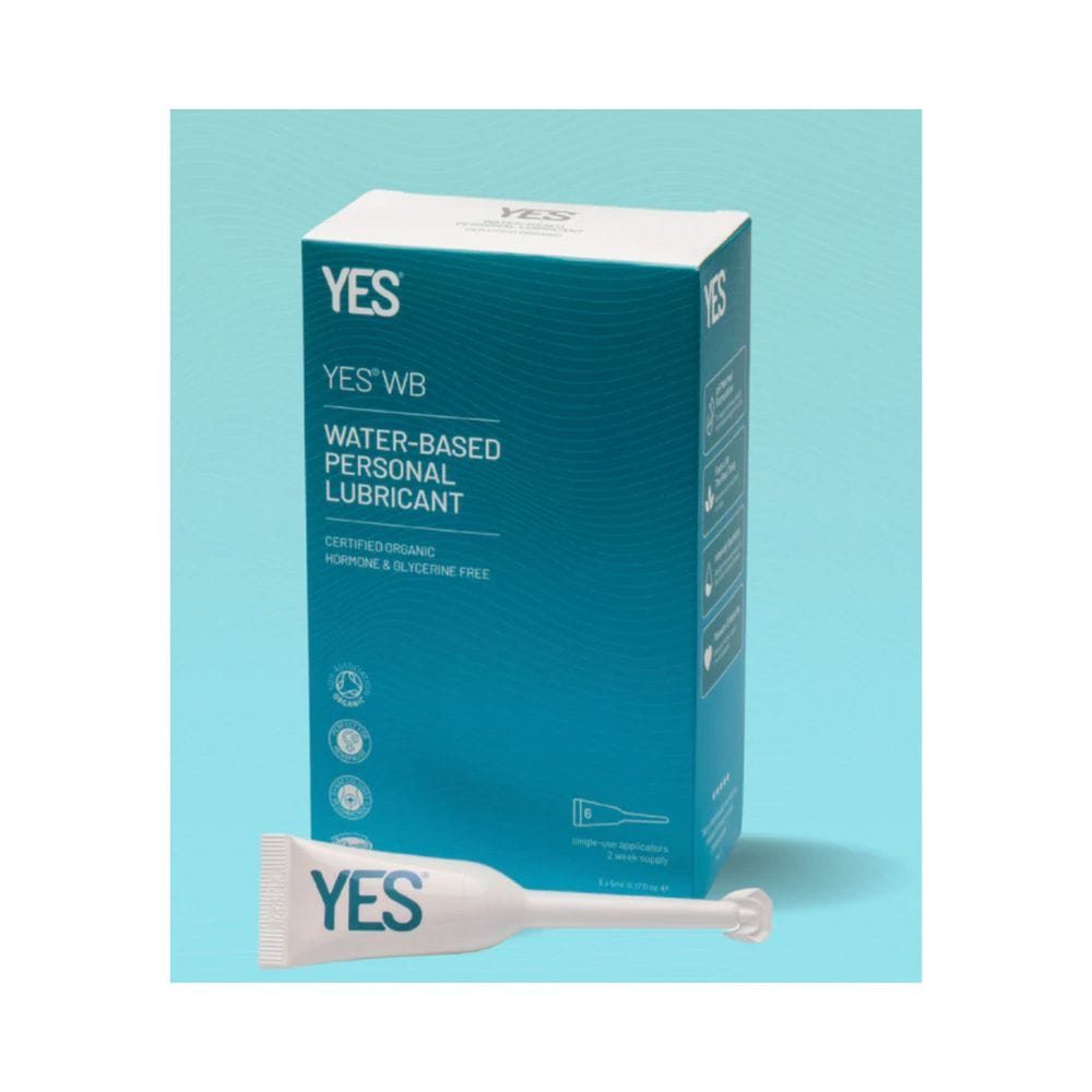 Yes® WB Organic Lubricant Pre-Filled Applicators 6x5ml