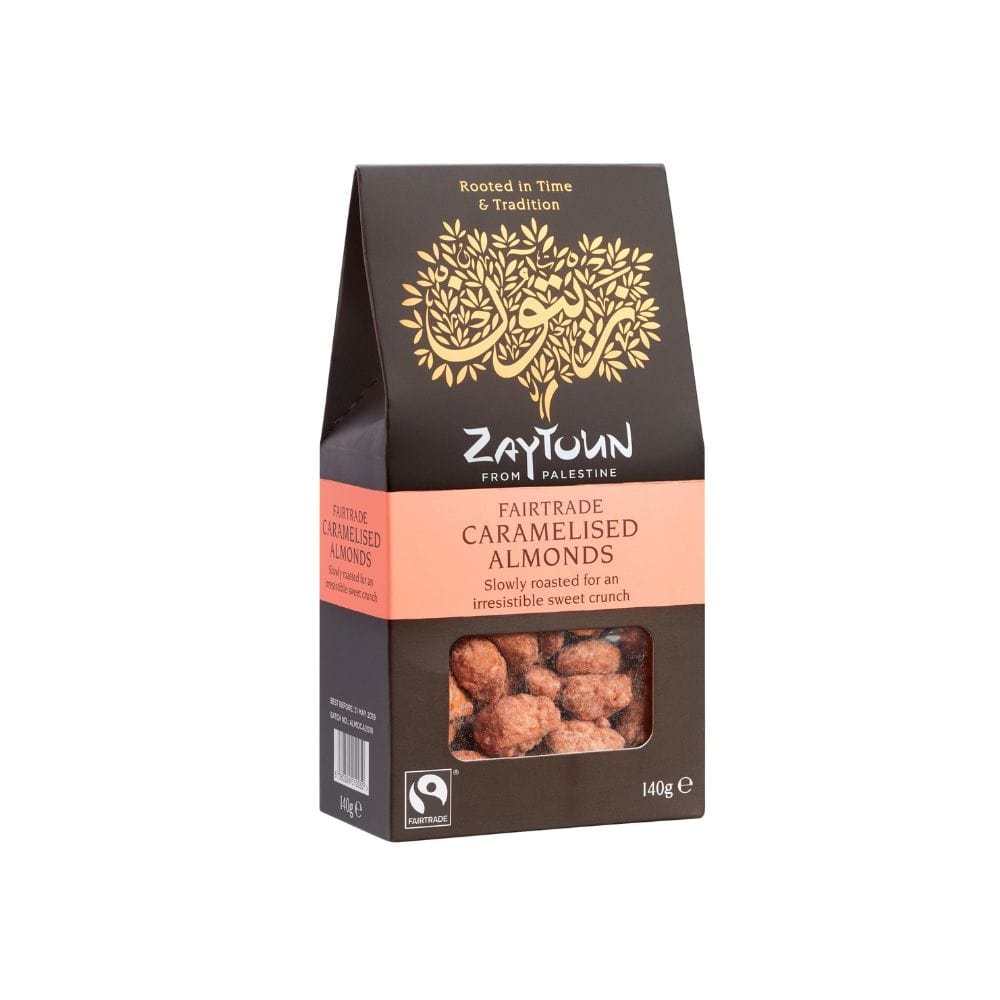 Zaytoun Fairtrade Caramelised Almonds 140g