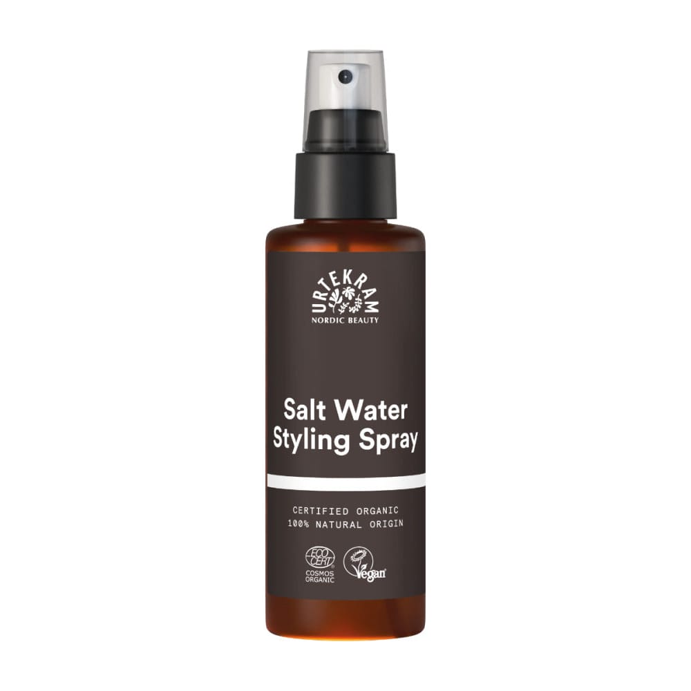 Salt Water Styling Spray bottle with label on a white background