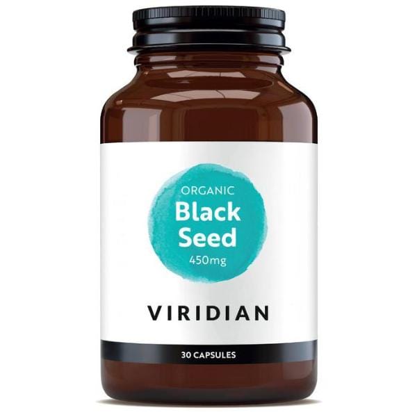 Viridian Organic Black Seed 450mg Caps
