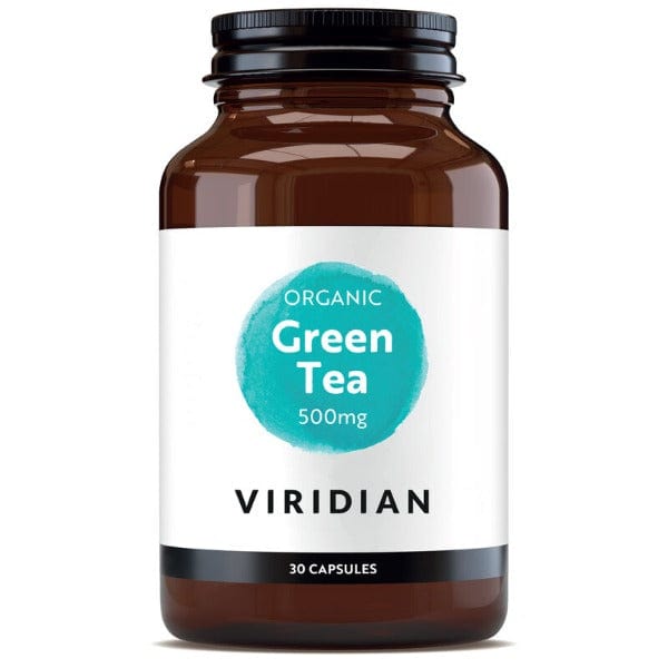 Viridian Organic Green Tea 500mg 30 Caps