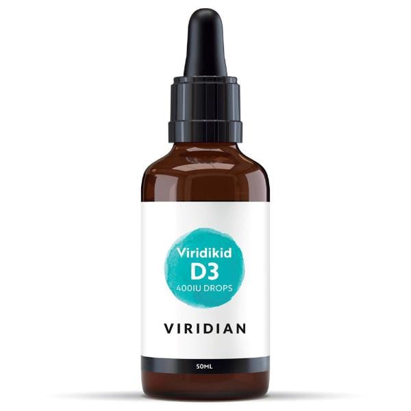 Viridian Viridikid Liquid Vitamin D3 Drops 400iu 30ml