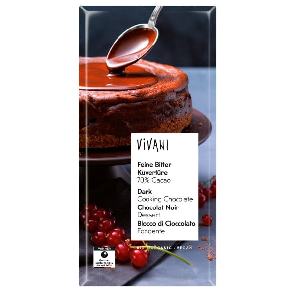 Vivani Organic Dark Cooking Chocolate 200g
