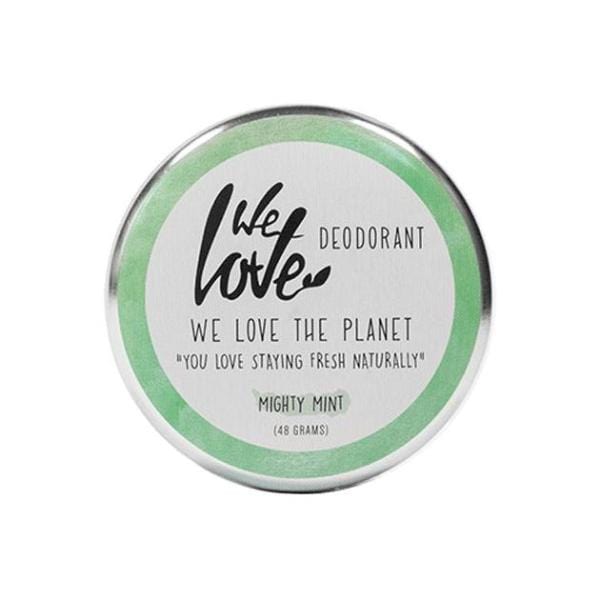We Love The Planet Natural Deodorant Tin Mighty Mint 48g