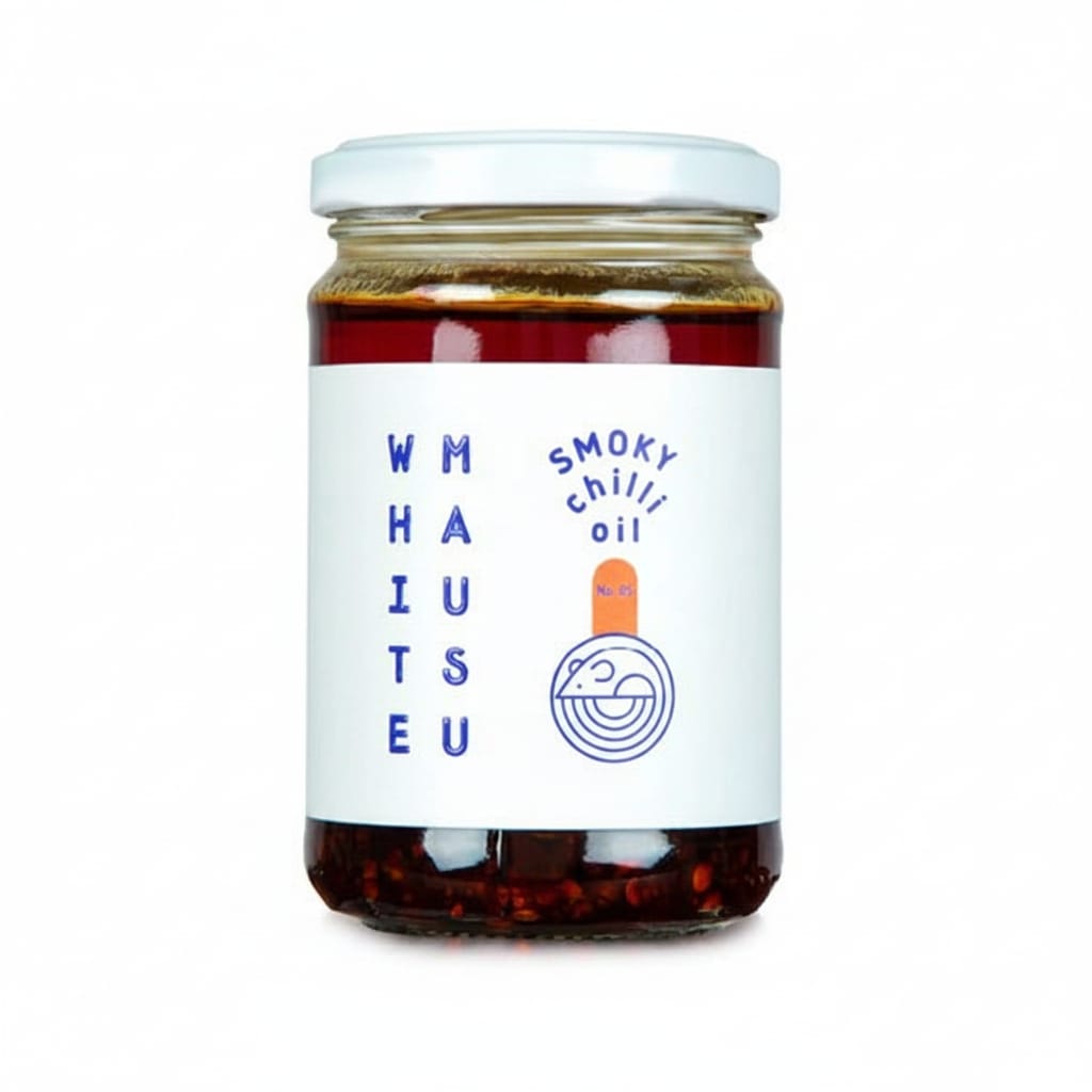 White Mausu Smoky Chilli Oil 240g