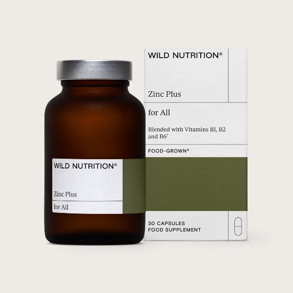 Wild Nutrition Food-Grown® Zinc Plus 30 Caps