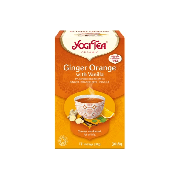 Yogi Organic Ginger, Orange & Vanilla 17 Tea Bags