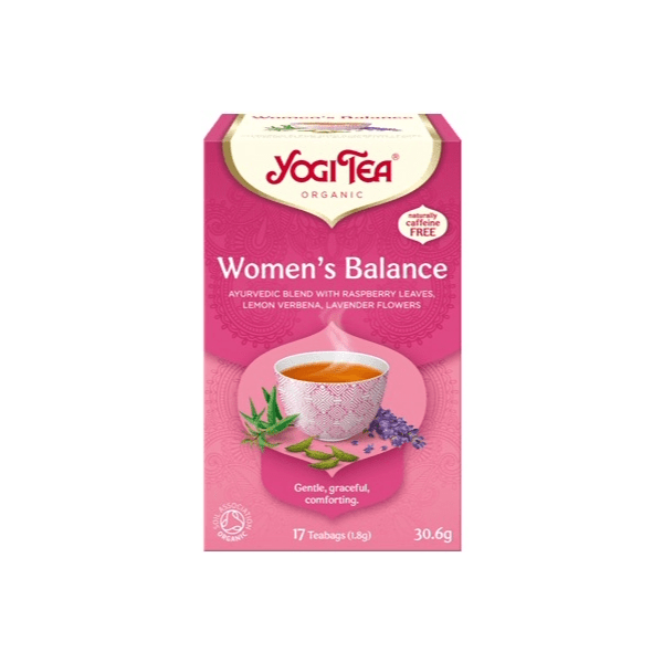Yogi Organic Women's Balance Tea with raspberry leaves 17 Bags