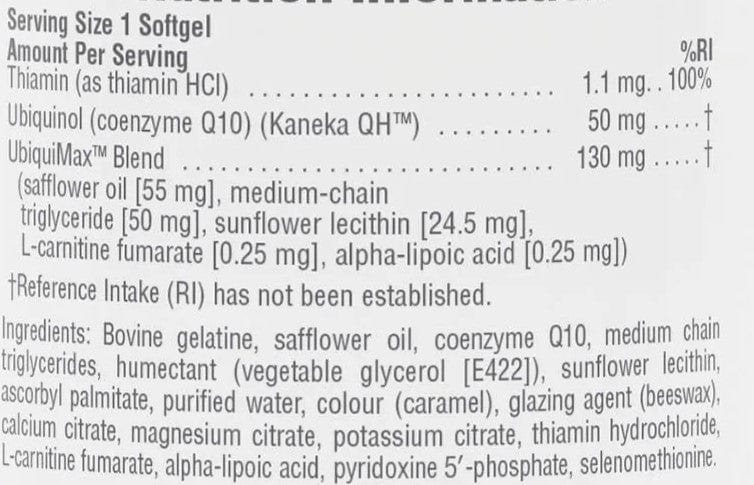 Natures Plus Beyond CoQ10™ 50 mg Ubiquinol Softgels