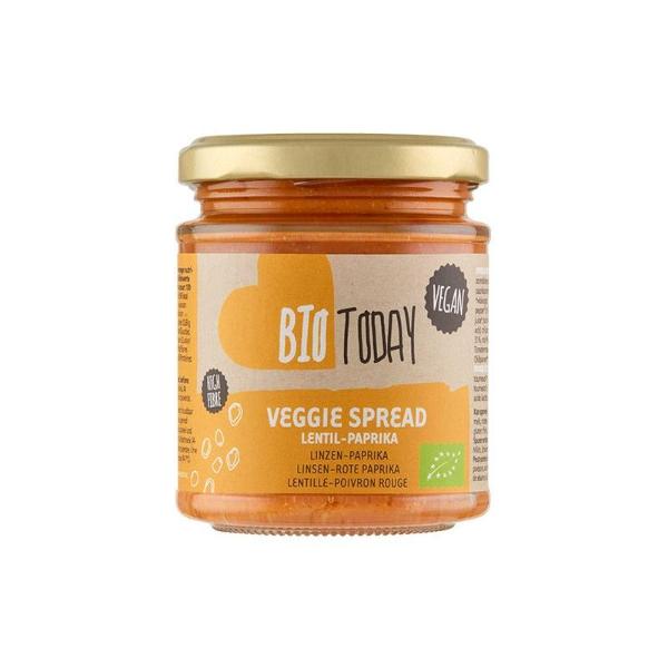Bio Today Organic Veggie Lentil & Paprika Spread 160g vegan and gluten-free