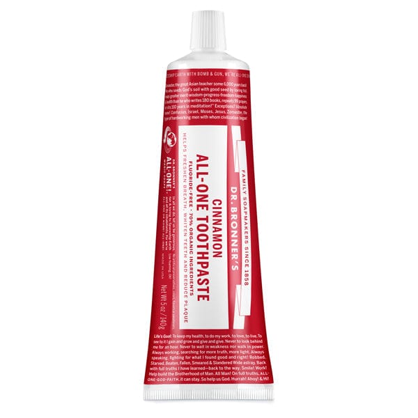 Dr Bronner's Cinnamon Toothpaste 140g