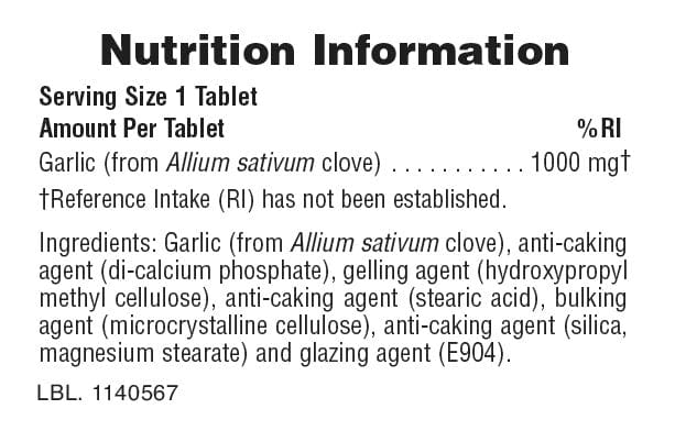 Natures Plus Ultra Garlite 90 Tabs