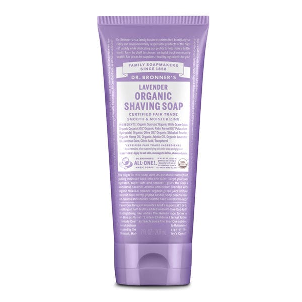 Dr Bronner's Organic Shaving Gel Lavender 208ml