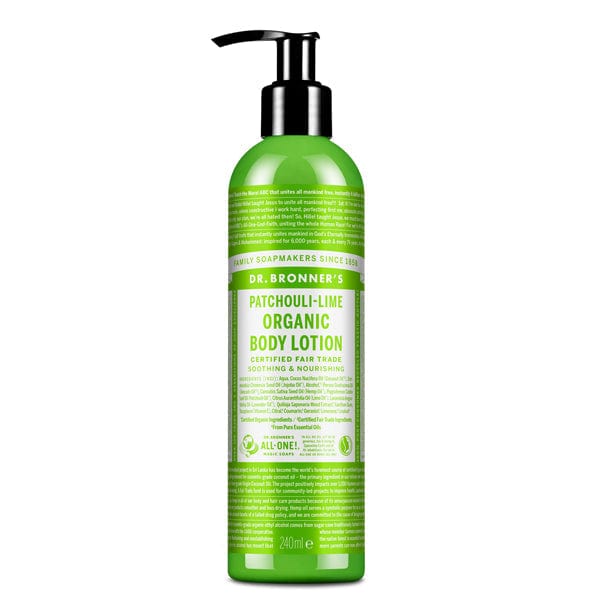 Dr Bronner's Organic Body Lotion Patchouli Lime 236ml