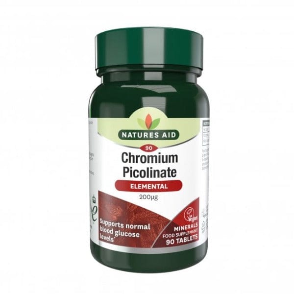 Natures Aid Chromium Picolinate 200ug 90 Tabs