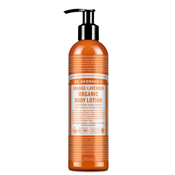 Dr Bronner's Organic Body Lotion Orange & Lavender 236ml