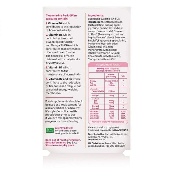 Cleanmarine® Period Plan 60 Caps