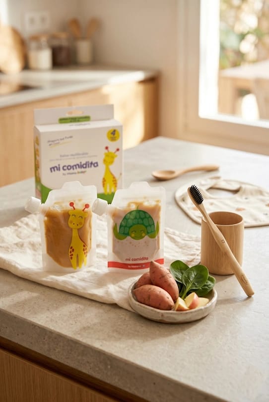 Irisana Mi Comidita Reusable Baby Food Pouches - 4 Pack