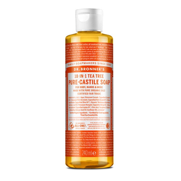Dr Bronner's Castile Liquid Soap Tea Tree