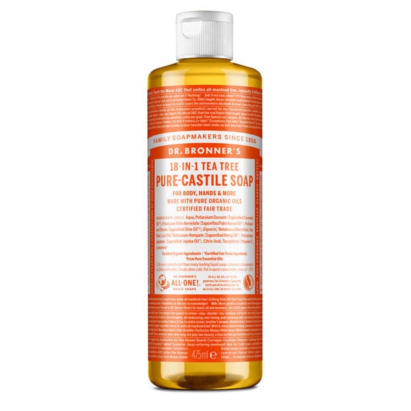 Dr Bronner's Castile Liquid Soap Tea Tree