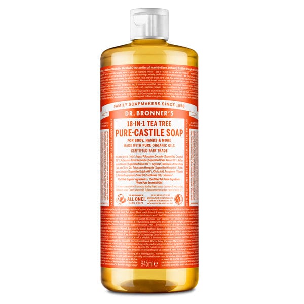 Dr Bronner's Castile Liquid Soap Tea Tree