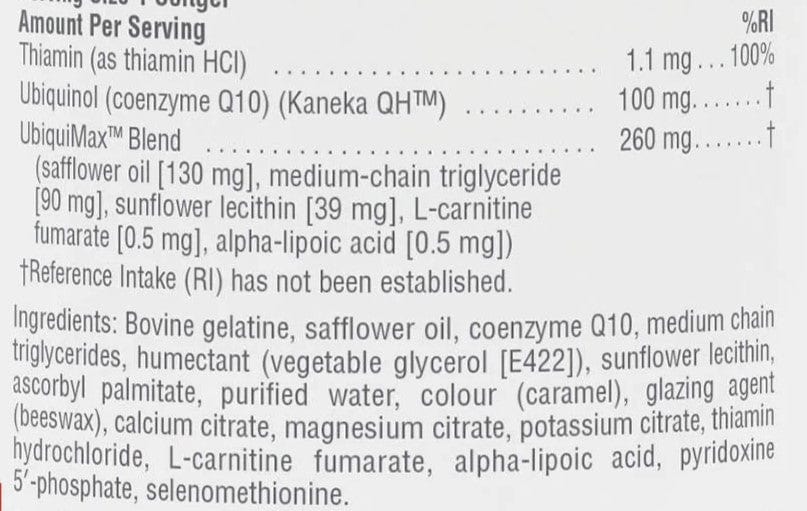 Natures Plus Beyond CoQ10™ 100 mg Ubiquinol Softgels