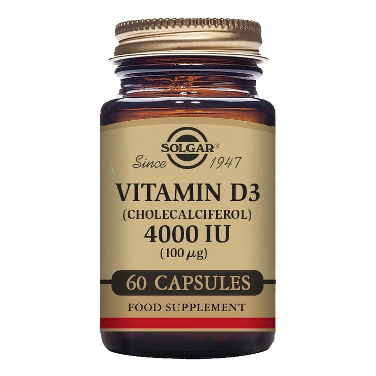 Solgar Vitamin D3 4000 IU (100 µg) Veg Caps