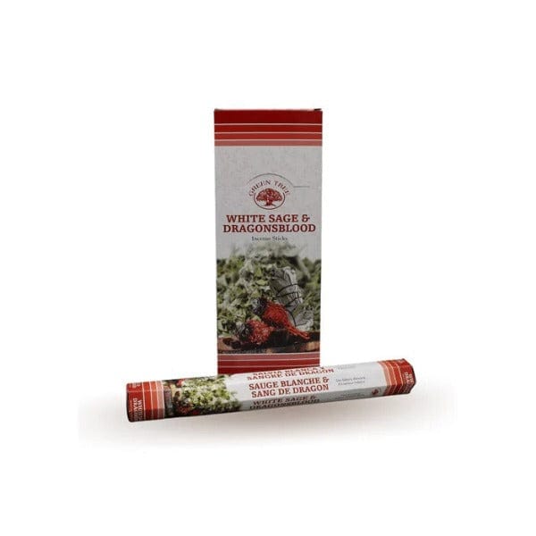 Green Tree White Sage & Dragons Blood Incense 15g