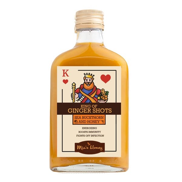 Mia's Honey Ginger Shot Sea Buckthorn & Honey 100ml
