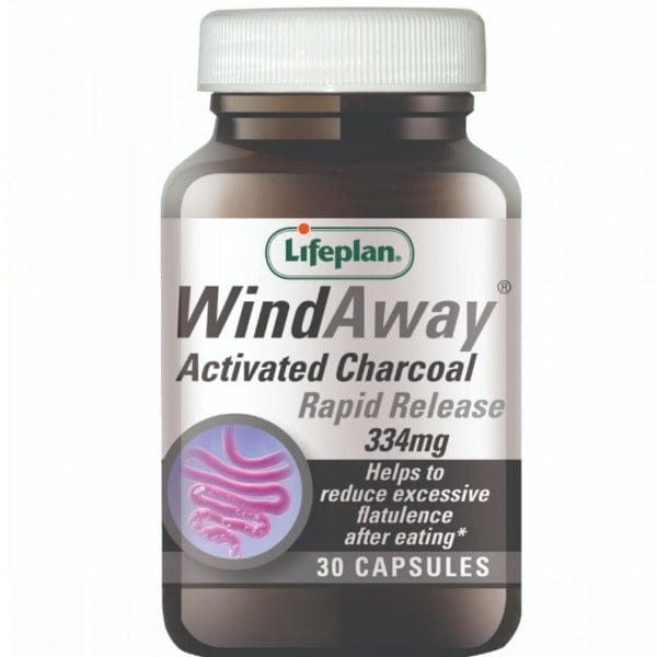 Lifeplan Windaway Activated Charcoal Capsules