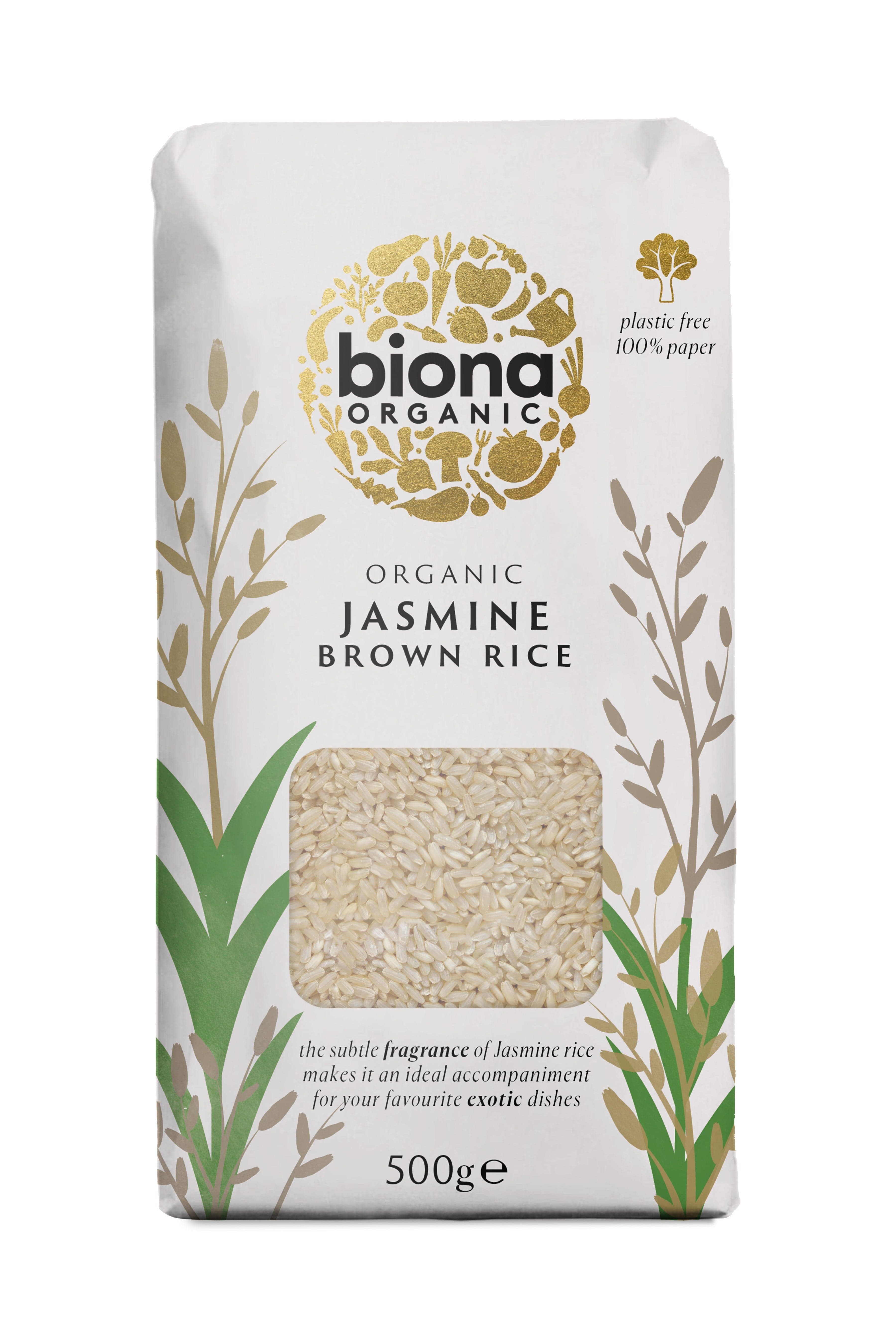 Biona Organic Brown Jasmine Rice 500g