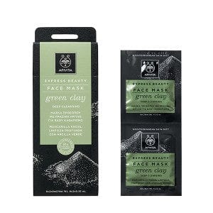 Apivita Green Clay Face Mask (2x8ml)