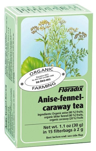 Salus Organic Anise, Fennel & Caraway 15 Tea Bags