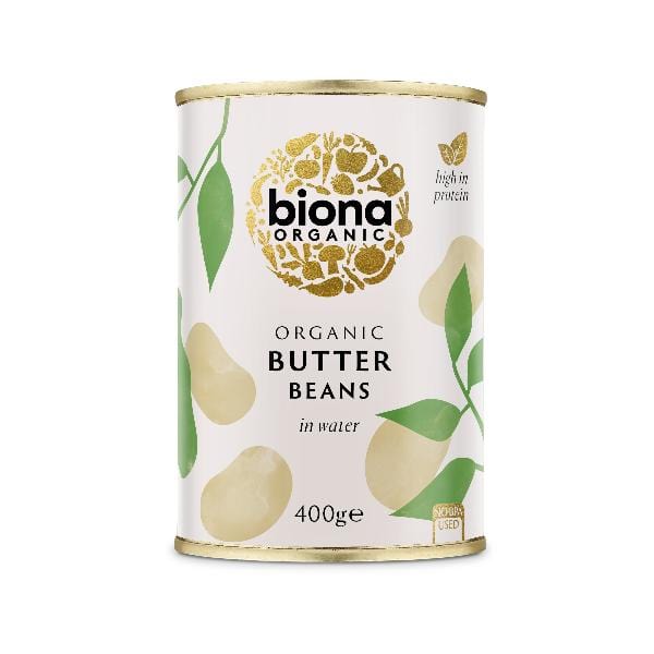 BIONA Organic Butter Beans 400g Can