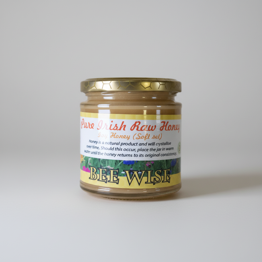 Beewise Pure Irish Raw Ivy Soft Set Honey